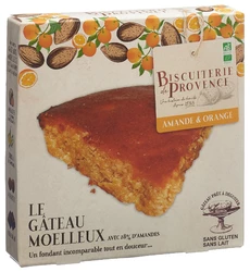 Biscuiterie de Provence Weicher Kuchen Manl Orange glutenfrei Bio