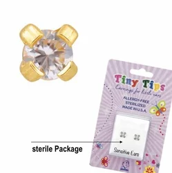 STUDEX Mini Tiffany Cubic Zirconia 2 mm vergoldet