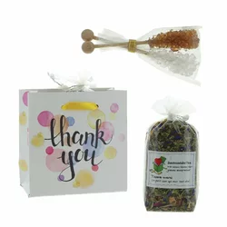 Herboristeria Midi-Tasche "Thank you" mit Dankschön-Tee und Zucker