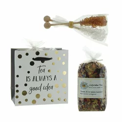 Herboristeria Midi-Tasche "Tea is.." mit Uufsteller-Tee und Zucker