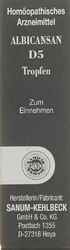 Albicansan Tropfen 5 D