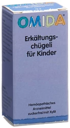 Omida Erkältungschügeli für Kinder ohne Zucker