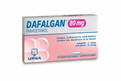 Dafalgan Suppositorium 80 mg