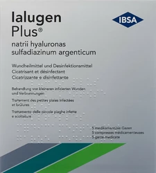 Ialugen Plus Medizinalgaze 10x10cm
