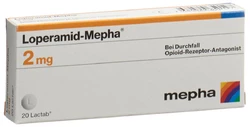 Loperamid-Mepha Lactab 2 mg