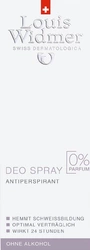 Louis Widmer Deodorant Emulsion Spray ohne Parfum