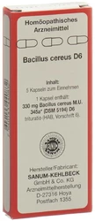 SANUM Bacillus cereus Kapsel 6 D