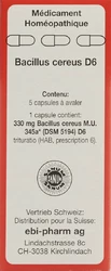 SANUM Bacillus cereus Kapsel 6 D