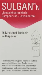 Sulgan-N Medizial-Tüchlei i Dispeser