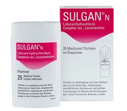 Sulgan-N Medizial-Tüchlei i Dispeser
