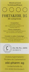 Fortakehl Tablette 5 D trituratio