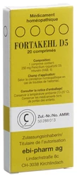 Fortakehl Tablette 5 D trituratio