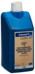 Cutasept Lösung gefärbt