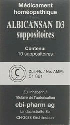 Albicansan Suppositorium 3 D
