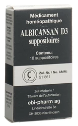 Albicansan Suppositorium 3 D