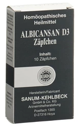 Albicansan Suppositorium 3 D