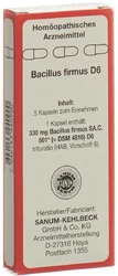 SANUM Bacillus firmus Kapsel 6 D