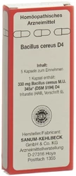 SANUM Bacillus cereus Kapsel 4 D