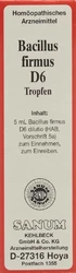 SANUM bacillus firmus gouttes 6 D