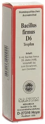 SANUM bacillus firmus gouttes 6 D