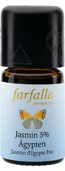 farfalla Jasmin Ägypten 5% (95% Bio-Alkohol) Ätherisches Öl Bio