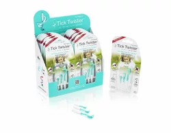 O'TOM TICK TWISTER Zeckenhaken Display 12 Stück deutsch französisch italienisch