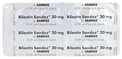 Bilastin Sandoz Tablette 20 mg