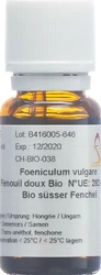 AromaSan süsser Fenchel Ätherisches Öl Bio