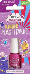 FRUCHTBAR Wunderbunt Kinder Nagelfarbe lila lustig mit Glitzer