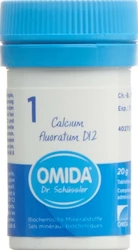 Omida Nr1 Calcium fluoratum Tablette 12 D
