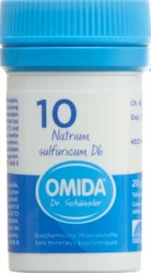 Omida Nr10 Natrium sulfuricum Tablette 6 D