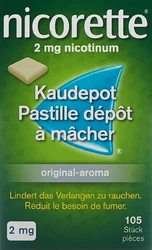 Nicorette Original Kaudepots 2 mg