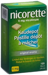 Nicorette Original Kaudepots 4 mg