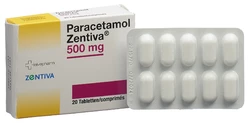 Paracetamol Zentiva Tablette 500 mg