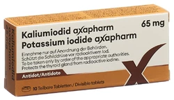 Kaliumiodid axapharm Tablette 65 mg
