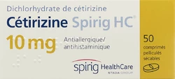 Cetirizin Spirig HC Filmtablette 10 mg
