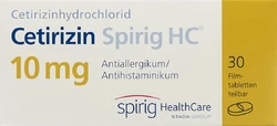 Cetirizin Spirig HC Filmtablette 10 mg