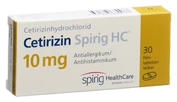 Cetirizin Spirig HC Filmtablette 10 mg