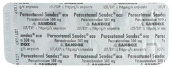 Paracetamol Sandoz eco Tablette 500 mg