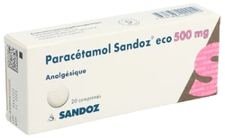 Paracetamol Sandoz eco Tablette 500 mg