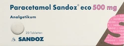 Paracetamol Sandoz eco Tablette 500 mg