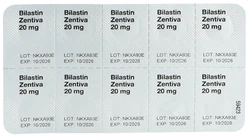 Bilastin Zentiva Tablette 20 mg