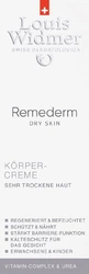 Louis Widmer Remederm Körpercreme parfumiert