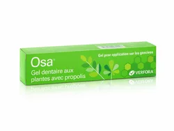 Osa Pflanzen Zahngel mit Propolis
