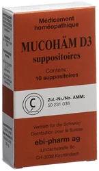 Mucohäm Suppositorium