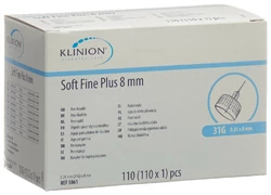 KLINION Soft Fine Plus Pen-Nadel 8mm 31G
