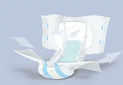 seni Super Seni Windelhosen M atmungsaktiv Hüftumfang 75-110cm 6 Tropfen