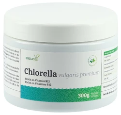 sanasis Chlorella Vulgaris Pulver vegan