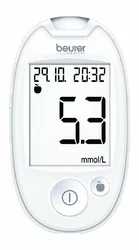 beurer lecteur de glycémie sanguine GL 44 blanc