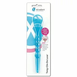 Miradent Tong-Clin De Luxe bleu gratte-langue